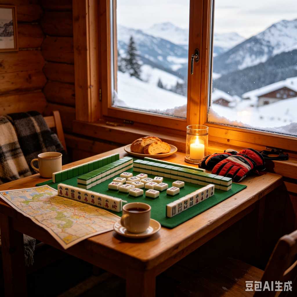 holiday present mahjong tiles