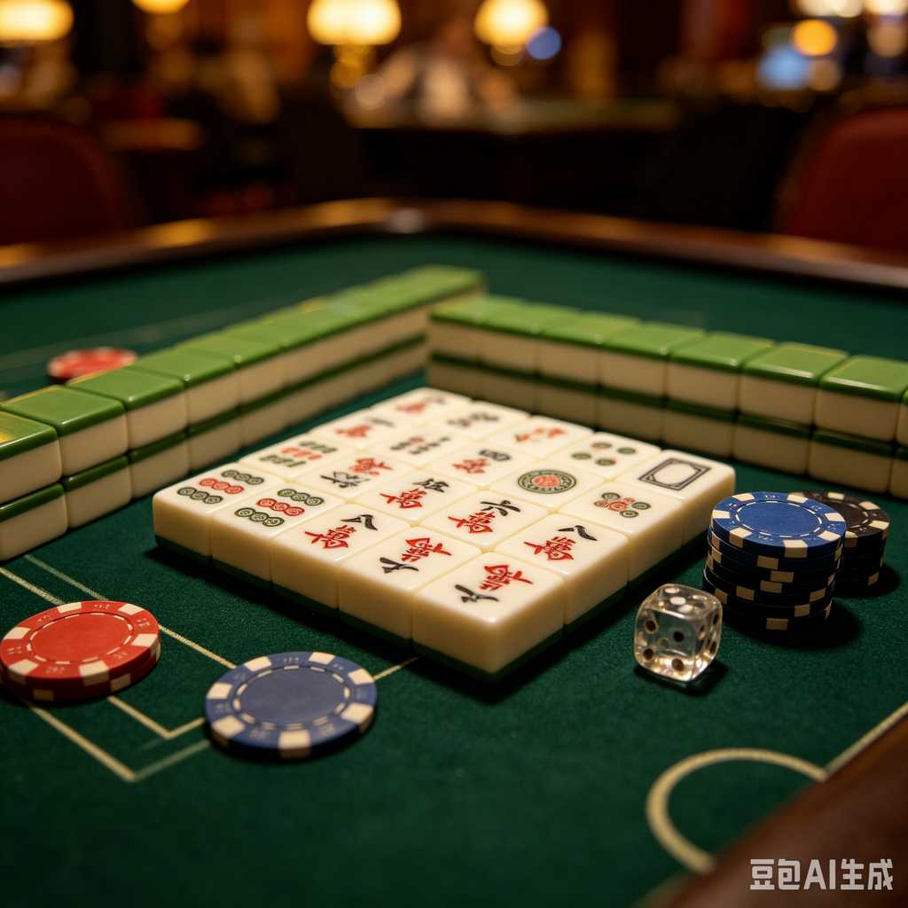 elegant text mahjong tiles